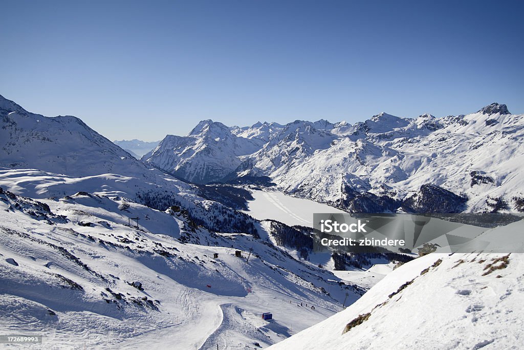 Panorama alpino - Foto stock royalty-free di Alpi