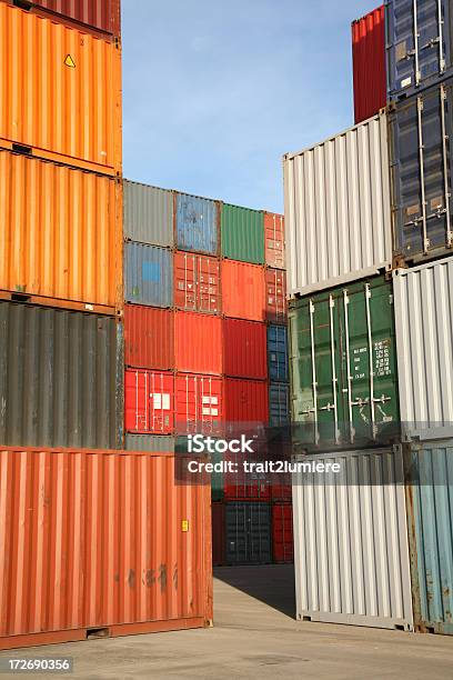 Containers Stock Photo - Download Image Now - Abundance, Business, Cargo Container