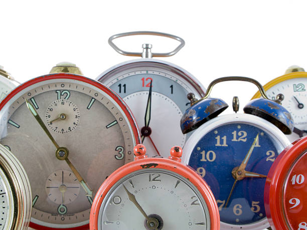 istock Group of alarm clocks 172690681