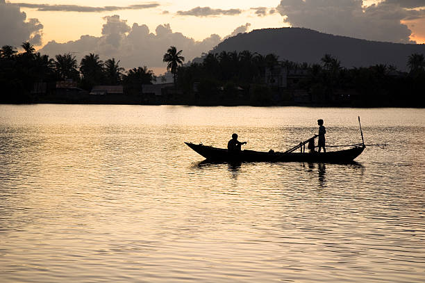 istock Small Boat On The Teuk Chhou River In Kampot, Cambodia 172690861