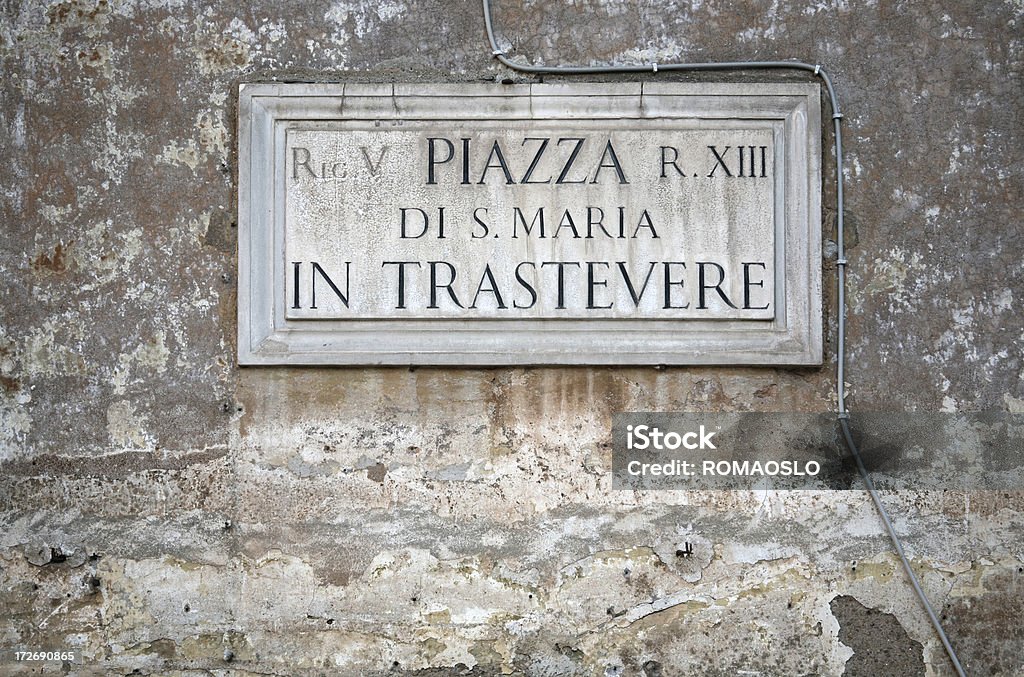 Praça di Santa Maria em Trastevere-XL - Royalty-free Abstrato Foto de stock