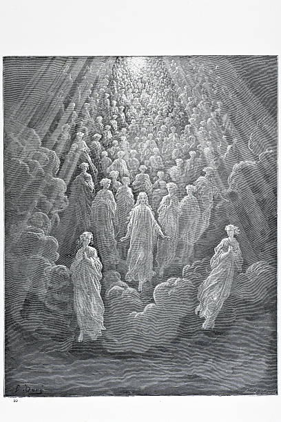 «angels - etching beautiful entertainment industry stock illustrations