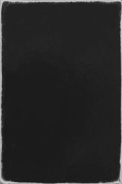 istock Empty old vintage black scratch torn poster overlay texture background 1726912422