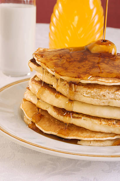 istock Pancakes Butter and Pouring Syrup 172691543