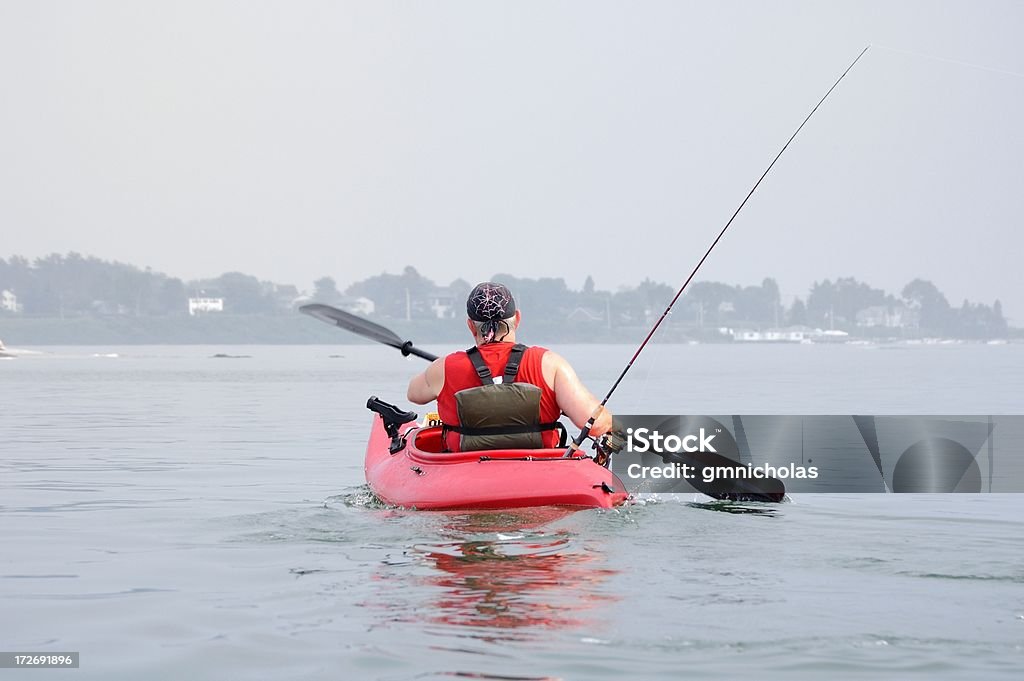 kayak - Foto stock royalty-free di Pesca - Attività all'aperto