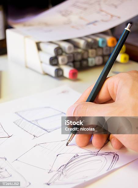 Projektant Scribbling - zdjęcia stockowe i więcej obrazów Product designer - Product designer, Projektant wzornictwa przemysłowego, Bazgroły - Wzór