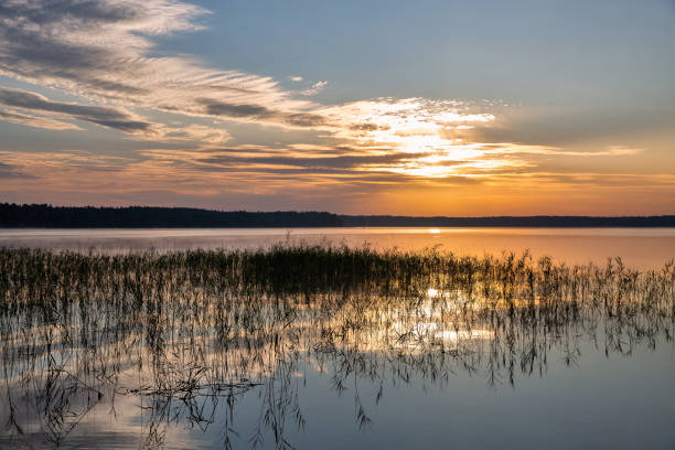 istock View over sunrise White Lake. Rivne region, Ukraine. 1726922880