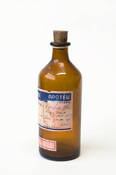 istock Vintage translucent medicine bottles. 172692380