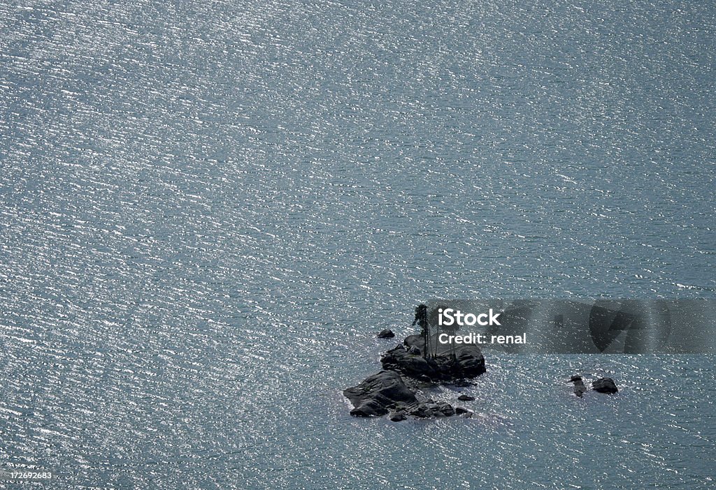 island at diablo lake island on diablo lake at the north cascades national park in washington state Backgrounds Stock Photo