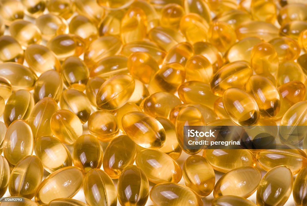 Vitamin E gel-caps - Lizenzfrei Alternative Medizin Stock-Foto