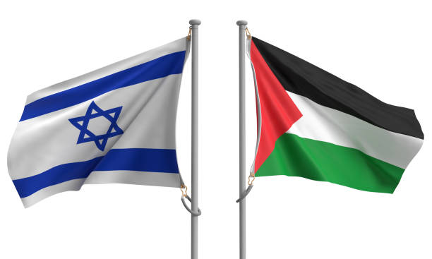 bandera de israel palestina ondeando - east european jewish fotografías e imágenes de stock