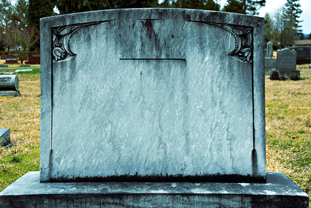 Landscape of Lone Fir Cemetery in Portland, OR
