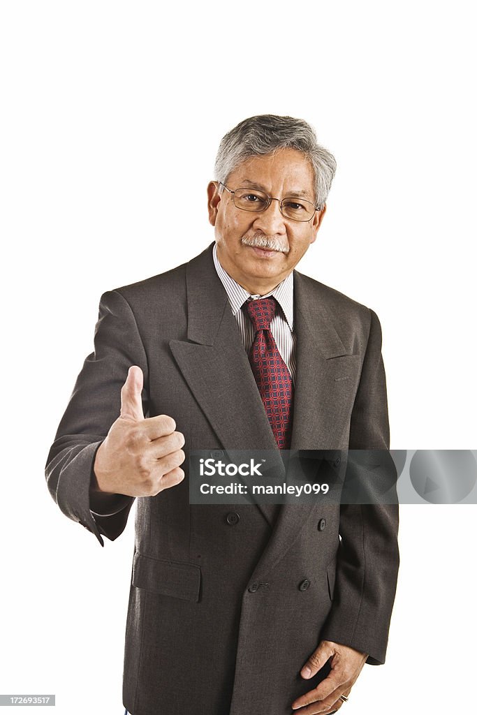 Hombre de negocios senior con mucha suerte - Foto de stock de 55-59 años libre de derechos