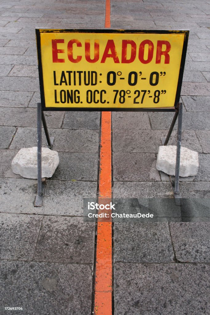 latitude zéro - Photo de Équateur libre de droits