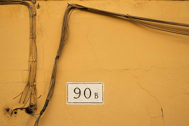 istock Yellow Roman grunge wall texture - XL 172694004