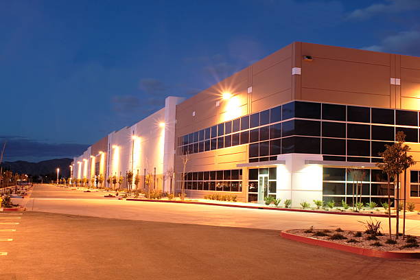 istock Twilight Industrial Building 3074 172694399