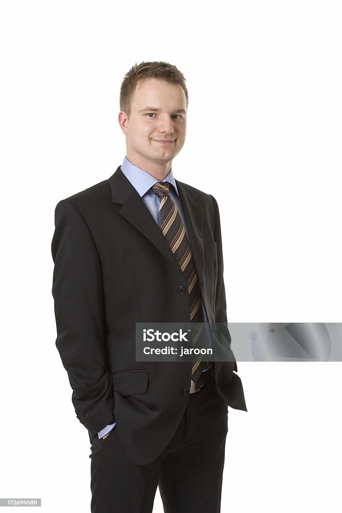 Jovem Empresário bonito - Royalty-free Fato Foto de stock