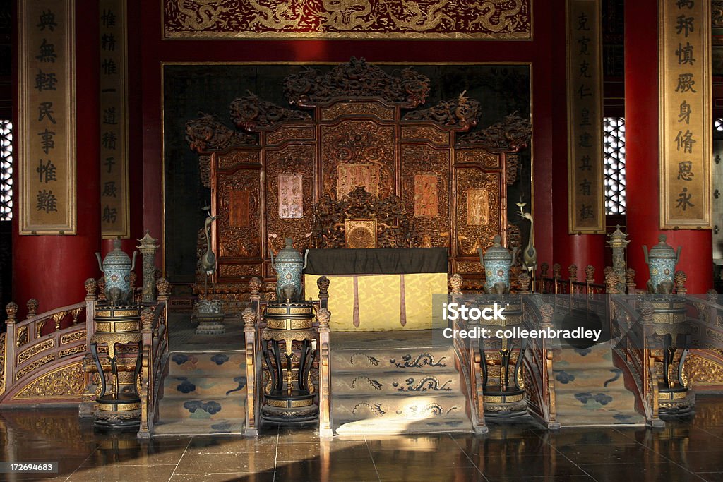 Imperatori sedia - Foto stock royalty-free di Trono