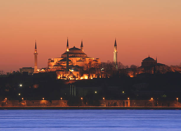 istock Hagia Sophia at sunset 172694688