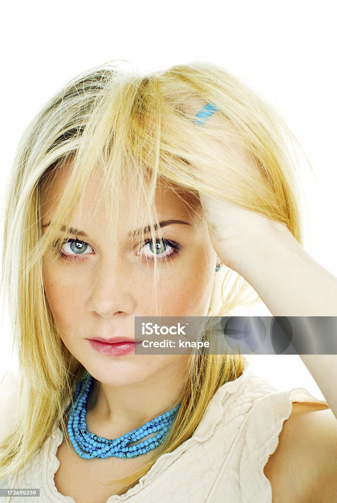 Cabelo penteado confuso - Foto de stock de 18-19 Anos royalty-free