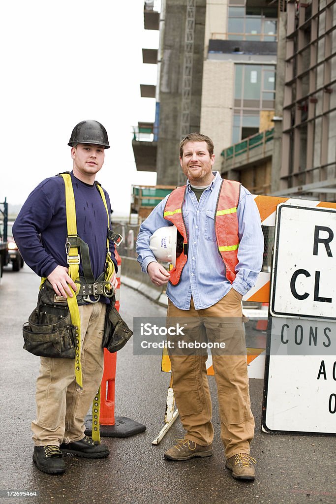 Trabajador de construcción - Foto de stock de Retrato libre de derechos