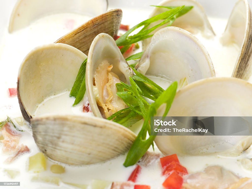 Mariscos Sopa de milho - Foto de stock de Alimentação Saudável royalty-free