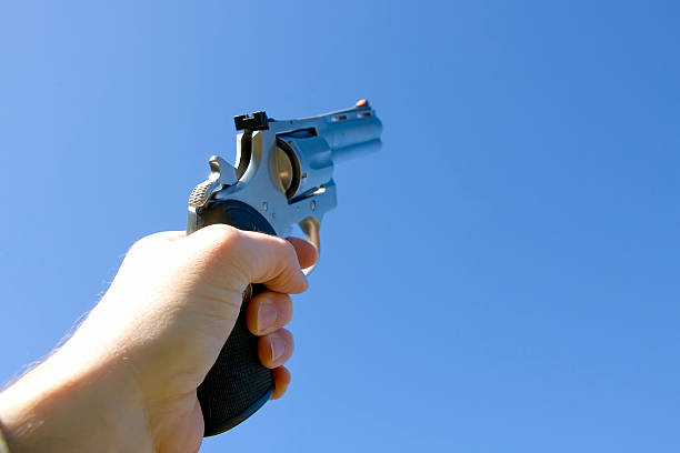 Hand Gun stock photo
