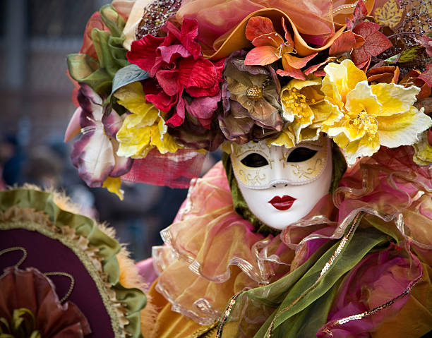 istock Flower Woman; Venice Carnival 08 172695872