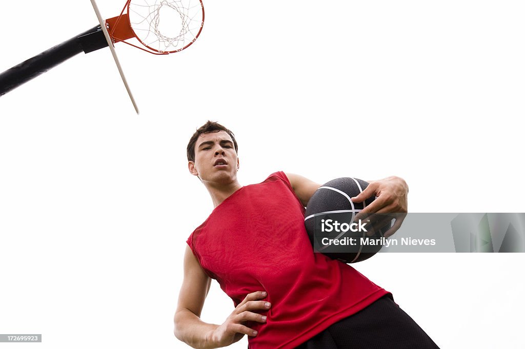 Jouer au basket-ball - Photo de Adrénaline libre de droits