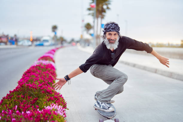 istock man skateboarding on bikeway and having fun 1726964319