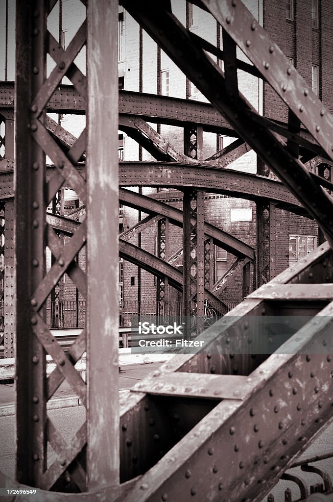 Ponte antiga-detalhe - Foto de stock de Revolução industrial royalty-free