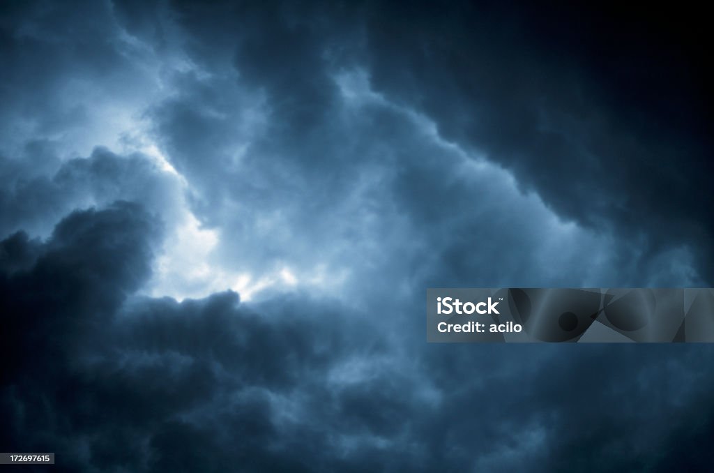 Wolken - Lizenzfrei Schwarz - Farbe Stock-Foto