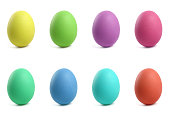 Coloured easter eggs (XXL)