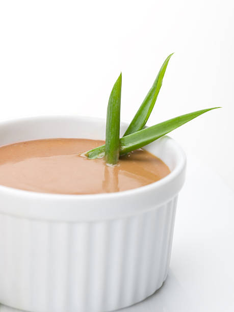 satay sauce stock photo