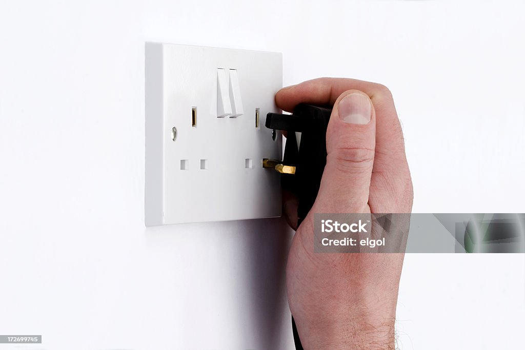 Plug In  British Culture Stock Photo