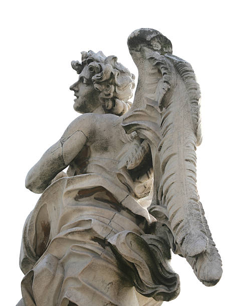 istock Angel isolated on white, Ponte Sant'Angelo 172700069