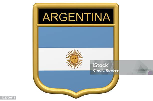 Applicazione Con Scudoargentina - Fotografie stock e altre immagini di Argentina - America del Sud - Argentina - America del Sud, Badge, Bandiera