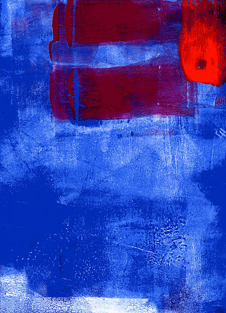 czerwony i niebieski grunge - grunge backgrounds dirty textured effect stock illustrations