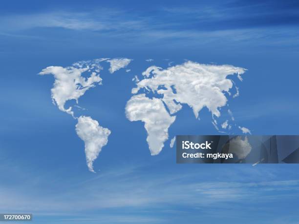 世界の雲 2 - 地図のストックフォトや画像を多数ご用意 - 地図, 雲, 世界地図