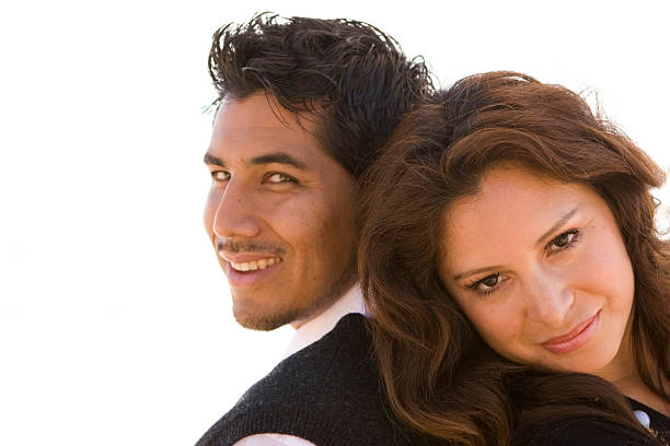 A happy 30-something couple.