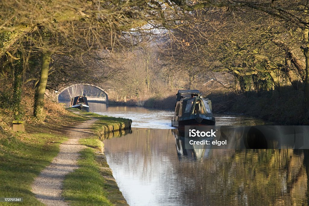 Bridgewater Canal, Moore, Warrington, Cheshire  Canal Stock Photo