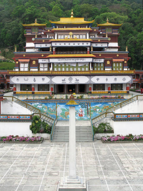 Buddhist Monastery stock photo