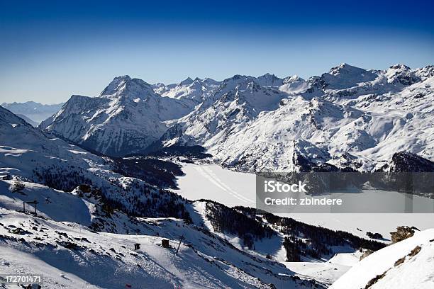 Alpine Panorama Stock Photo - Download Image Now - Panoramic, St Moritz, Adventure