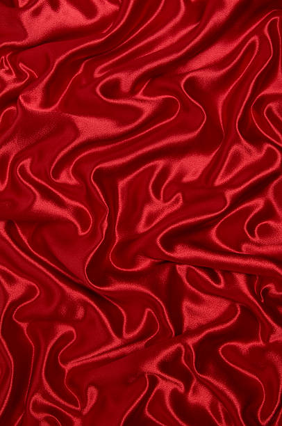 Red Satin stock photo