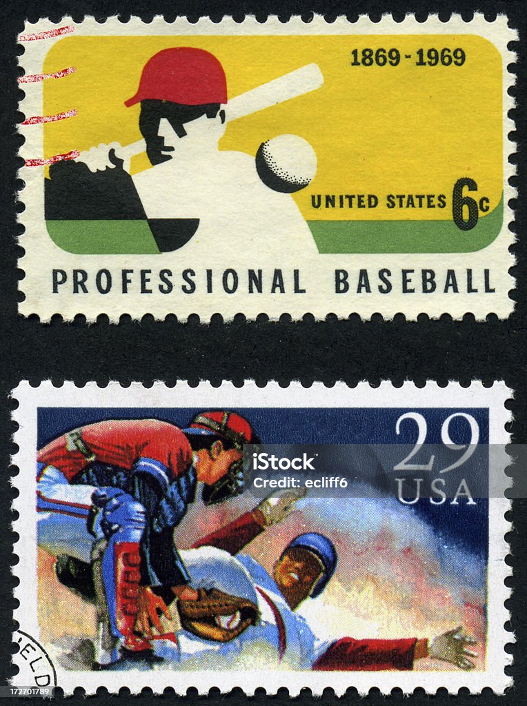 野球 Stamps - 野球のロイヤリティフリーストックフォト