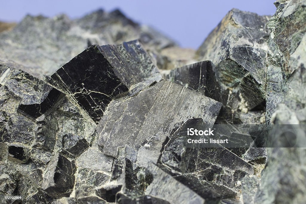 Roches et minéraux-Pyroxène - Photo de Beauté libre de droits