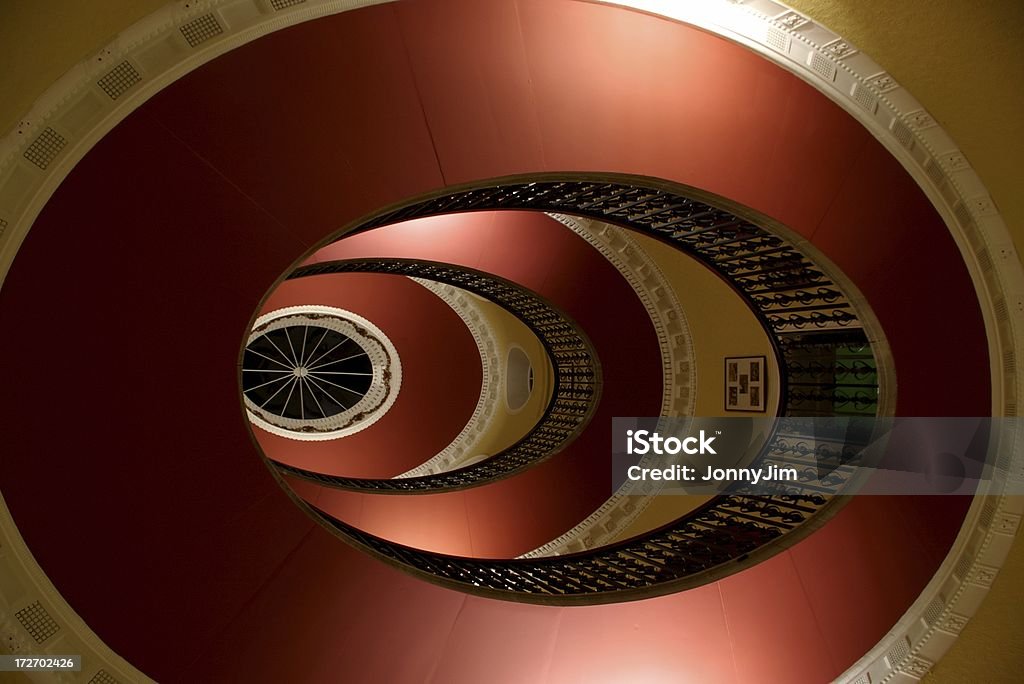 Blick auf zwei Etagen und Oberlicht - Lizenzfrei England Stock-Foto
