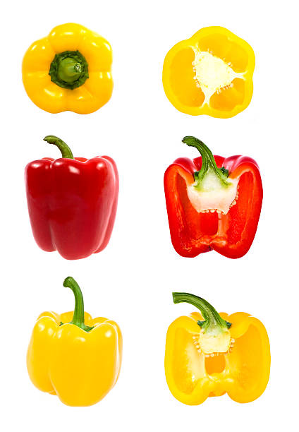 istock isolated yellow and red pepper arrangement 172702533