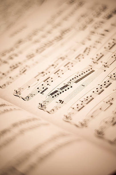 istock Antique music sheet 172702852