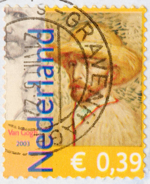 istock Postage Stamp: Self Portret of Vincent van Gogh (the Netherlands) 172703305